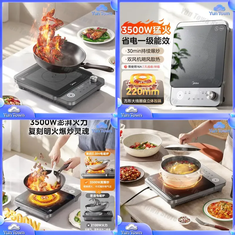 Induction Cooktop Portable - Cocina de Inducción para Uso Doméstico,