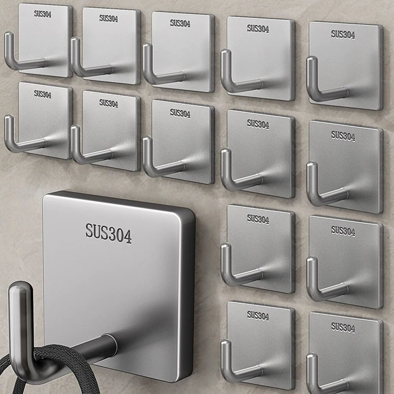 Kitchen Appliances Rack - Gancho Adhesivo de Acero Inoxidable de