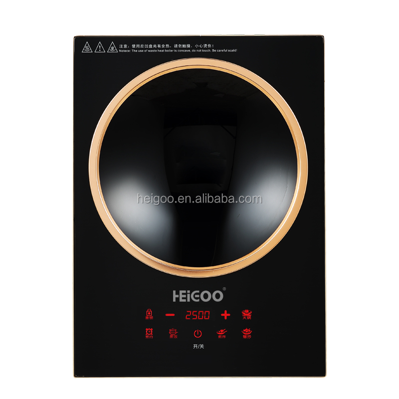 Induction Cooktop Portable - Cocina de inducción eléctrica cóncava incorporada