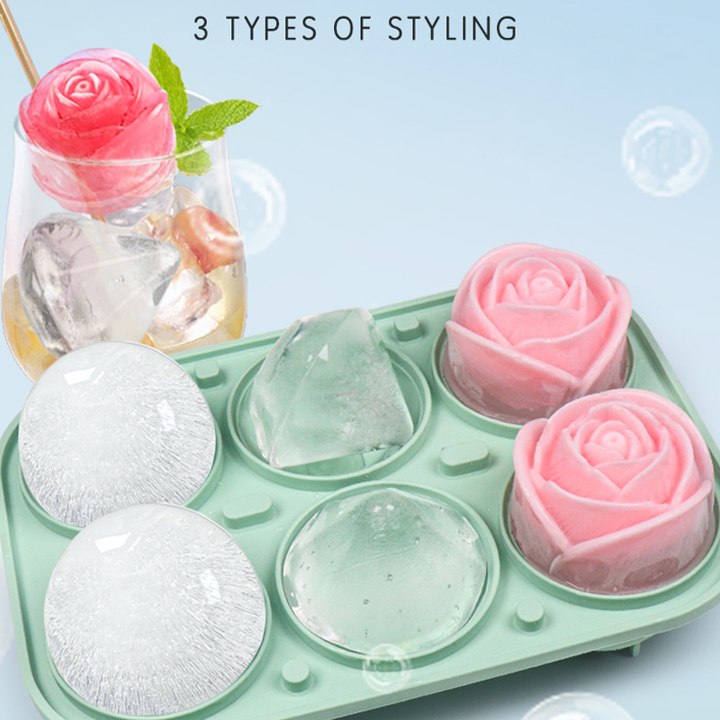 Kitchen Appliances Rack - Moldes redondos para cubitos de hielo