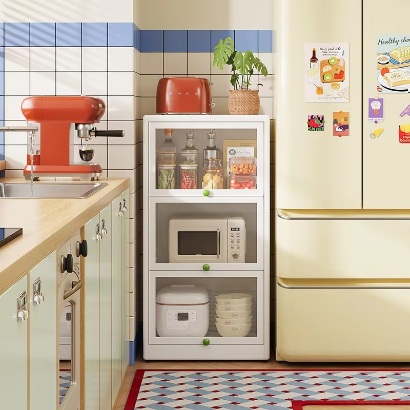 Kitchen Appliances Stores - Armario Esquinero de Acero Estrecho para