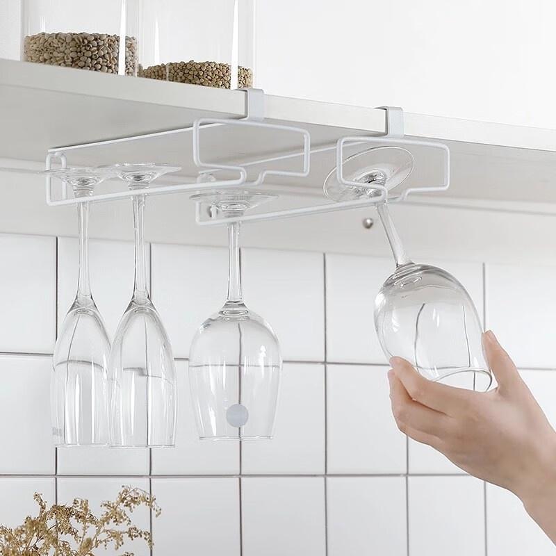 Kitchen Appliances Rack - Soporte metálico para copas de vino