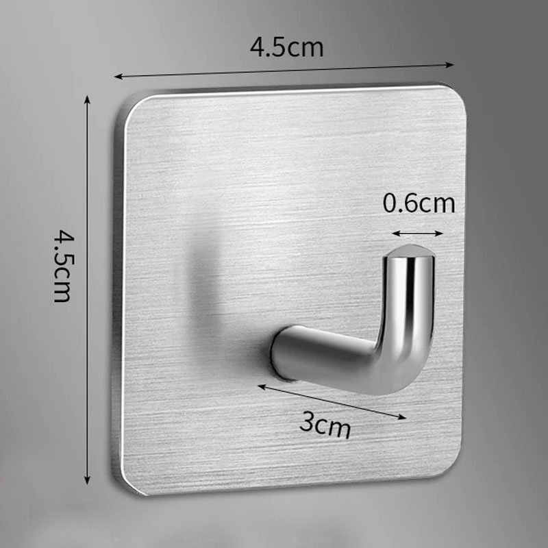 Gancho Adhesivo de Acero Inoxi - Kitchen Appliances Rack reseña y precio