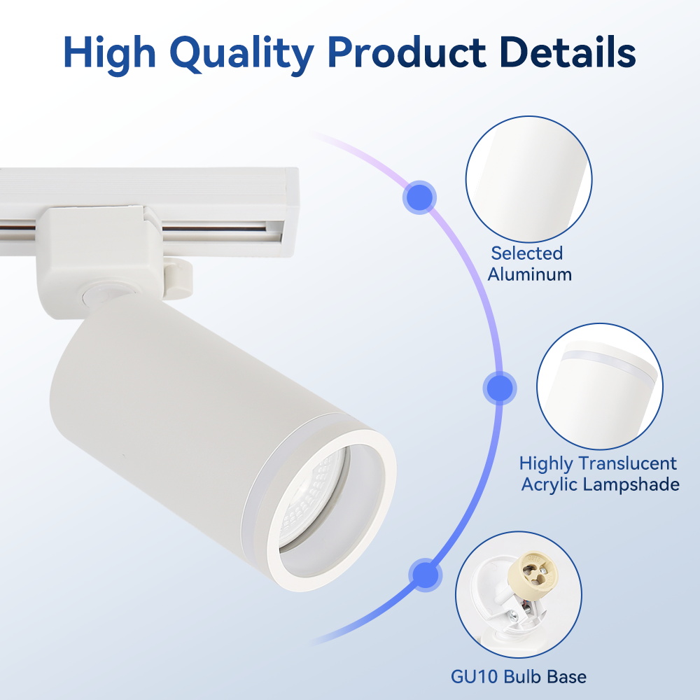 Luz LED de riel GU10 para deco - Kitchen Appliances Stores reseña y precio