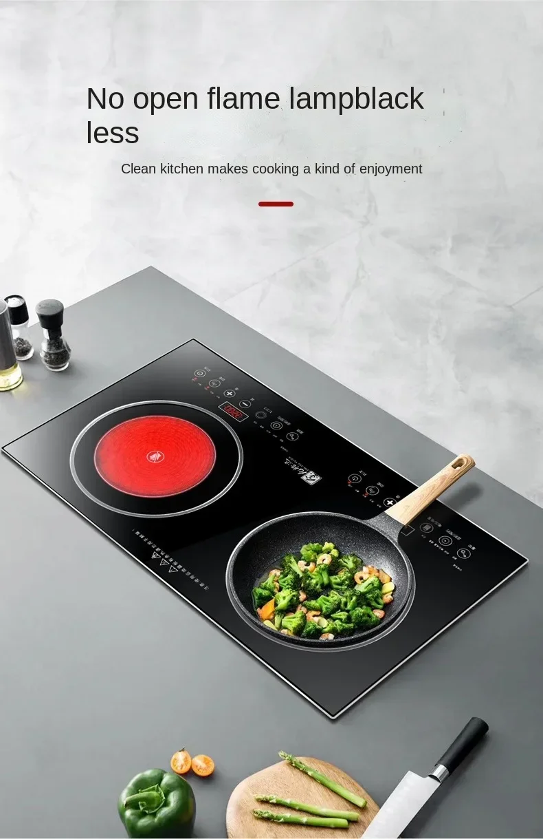 Estufa doble eléctrica portáti - Induction Cooktop Portable reseña y precio
