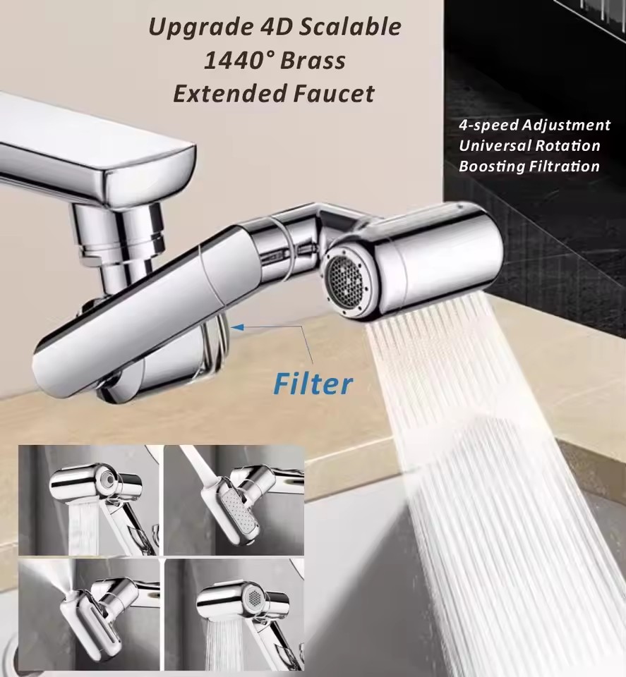 Nuevo Metal 1440 °   Grifo de  - Kitchen Appliances Unit reseña y precio
