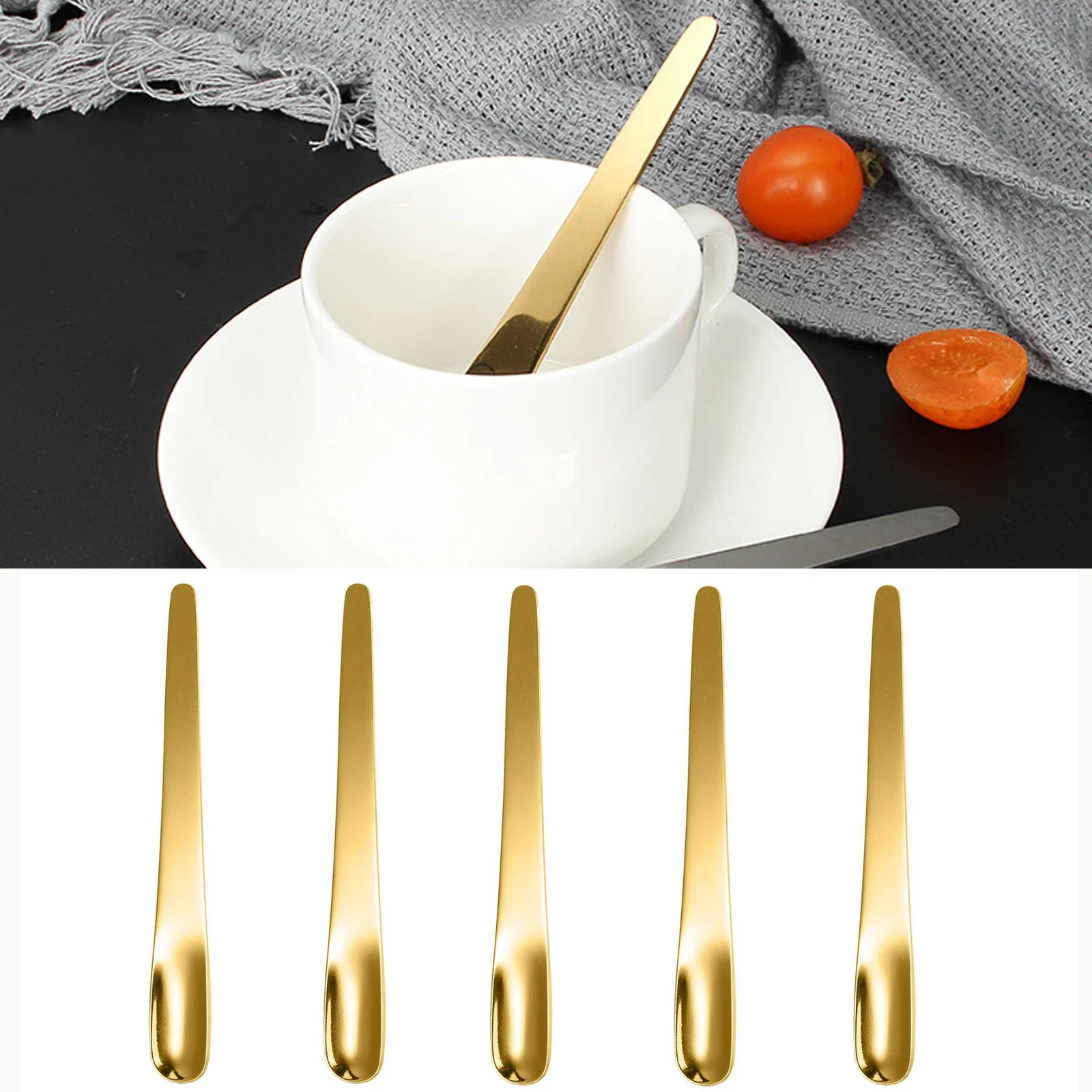 Cuchara plana de acero inoxida - Kitchen Appliances Unit reseña y precio