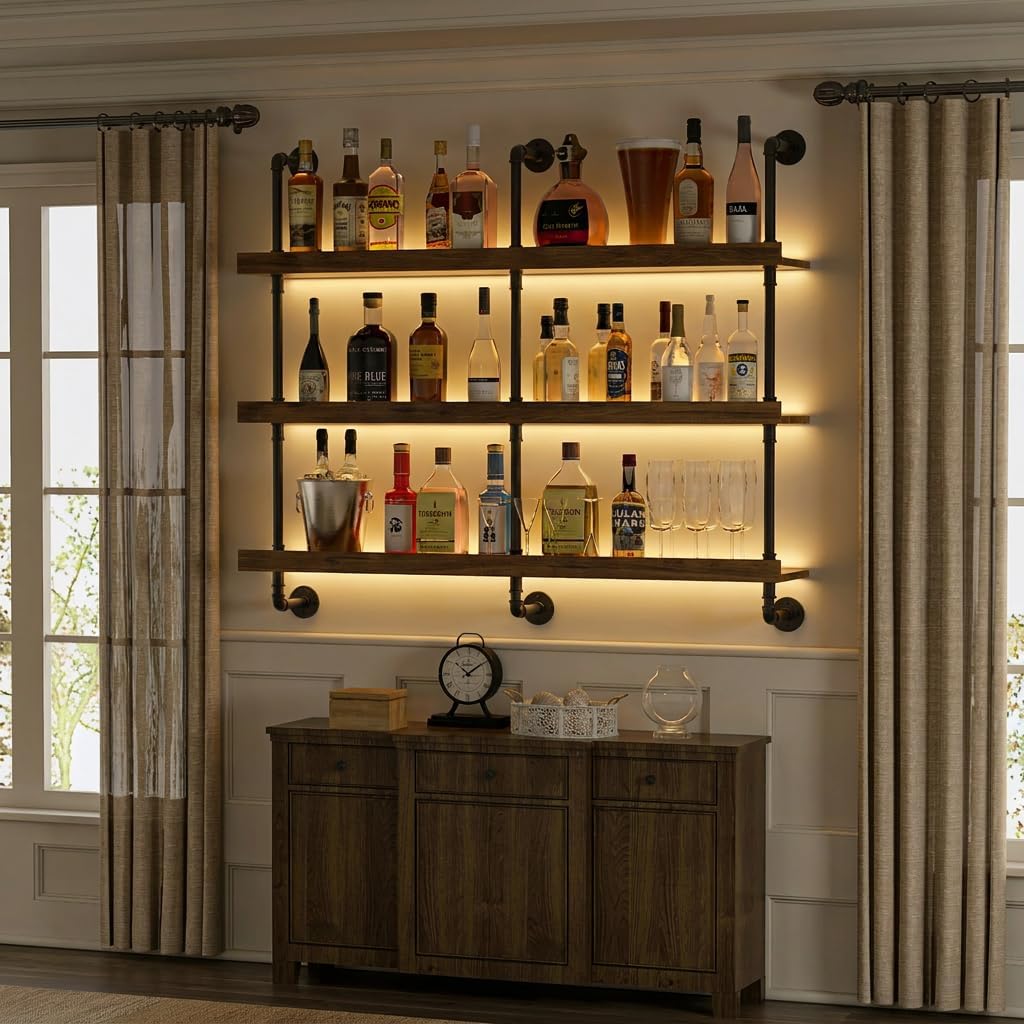 Estante para vinos montado en  - Kitchen Appliances Rack reseña y precio